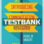 Test Bank for Introducing Communication Research Paths of Inquiry 3rd Edition by Treadwell