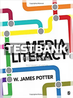 Test Bank for Introduction to Media Literacy 1st Edition by Potter