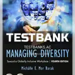 Test Bank for Managing Diversity Toward a Globally Inclusive Workplace 4th Edition by Barak