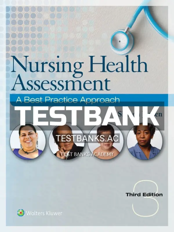 Test Bank for Nursing Health Assessment 3rd Edition by Jensen