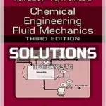 Solutions Manual for Chemical Engineering Fluid Mechanics 3rd Edition by Darby
