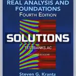 Solutions Manual for Real Analysis and Foundations 4th Edition by Krantz
