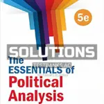 Solutions Manual for Essentials of Political Analysis 5th Edition by Pollock III