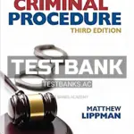 Test Bank for Criminal Procedure 3rd Edition by Lippman