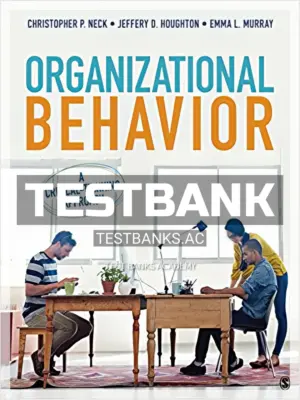Test Bank for Organizational Behavior A Critical Thinking Approach 1st Edition by Neck