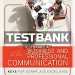 Test Bank for Business and Professional Communication KEYS for Workplace Excellence 3rd Edition by Quintanilla
