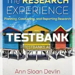Test Bank for Research Experience Planning Conducting and Reporting Research 1st Edition by Devlin