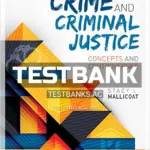 Test Bank for Crime and Criminal Justice Concepts and Controversies 1st Edition by Mallicoat