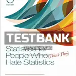 Test Bank for Statistics for People Who (Think They) Hate Statistics 6th Edition by Salkind