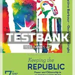 Test Bank for Keeping the Republic Power and Citizenship in American Politics Brief Edition 7th Edition by Barbour