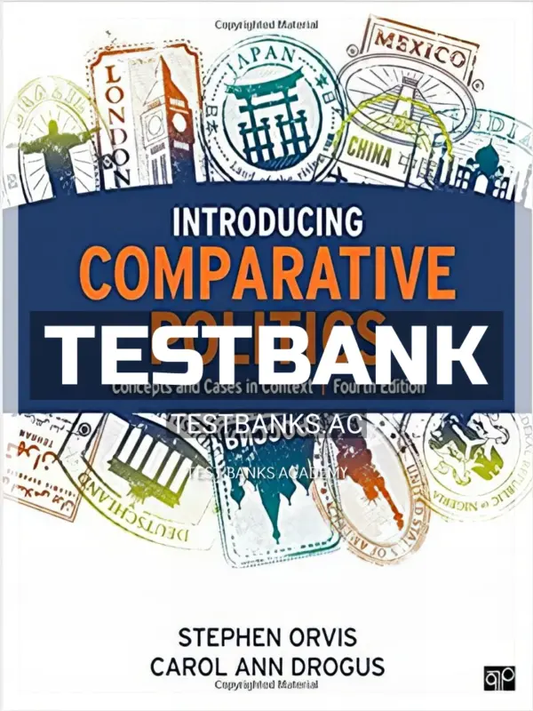 Test Bank for Introducing Comparative Politics Concepts and Cases in Context 4th Edition by Orvis