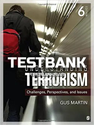 Test Bank for Understanding Terrorism Challenges Perspectives and Issues 6th Edition by Martin