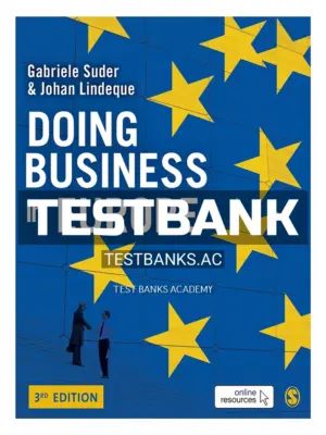 Test Bank for Doing Business in Europe 3rd Edition by Suder