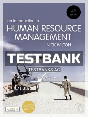 Test Bank for Introduction to Human Resource Management 4th Edition by Wilton