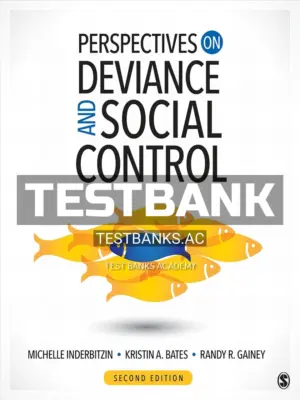 Test Bank for Perspectives on Deviance and Social Control 2nd Edition by Inderbitzin
