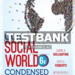 Test Bank for Our Social World Condensed An Introduction to Sociology 6th Edition by Ballantine