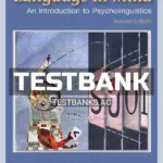 Test Bank for Language in Mind An Introduction to Psycholinguistics 2nd Edition by Sedivy
