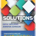 Solutions Manual for Computerized Accounting with QuickBooks Online 4th Edition by Williams
