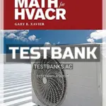 Test Bank for Math for HVACR 1st Edition by Xavier