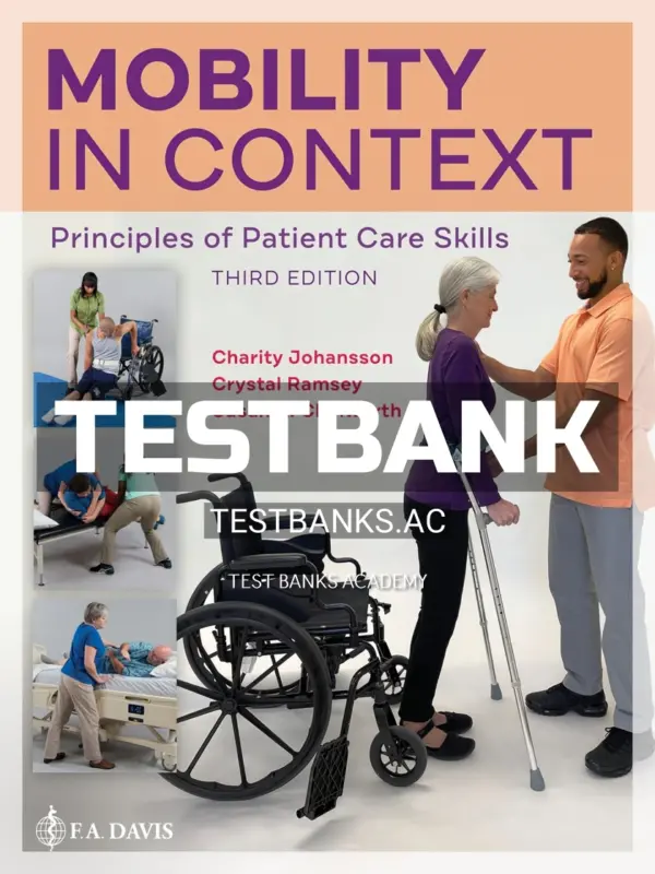 Test Bank for Mobility in Context 3rd Edition by Johansson