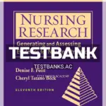 Test Bank for Nursing Research Generating and Assessing Evidence for Nursing Practice 11th Edition by Polit