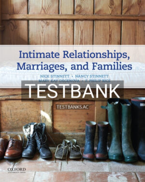 Test Bank for Intimate Relationships Marriages and Families 9th US Edition by Stinnett