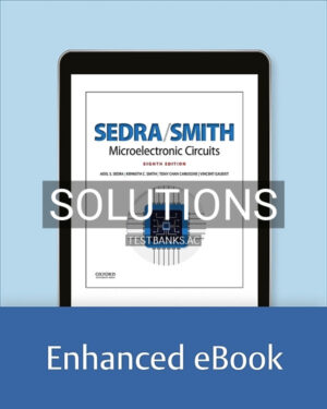 Solutions Manual for Microelectronic Circuits 8th US Edition by Sedra
