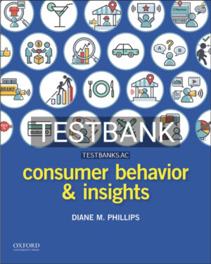 Test Bank for Consumer Behavior and Insights 1st US Edition by Phillips