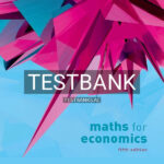 Test Bank for Maths for Economics 5th US Edition by Renshaw