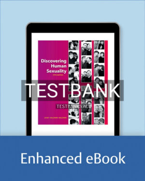 Test Bank for Discovering Human Sexuality 5th US Edition by LeVay