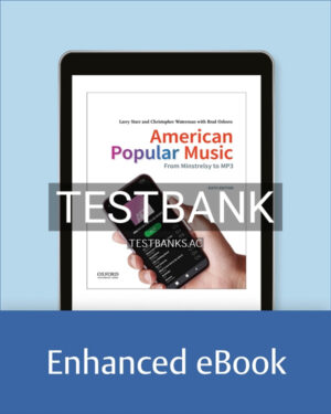 Test Bank for American Popular Music 6th US Edition by Starr