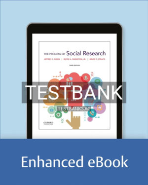 Test Bank for The Process of Social Research 3rd US Edition by Dixon