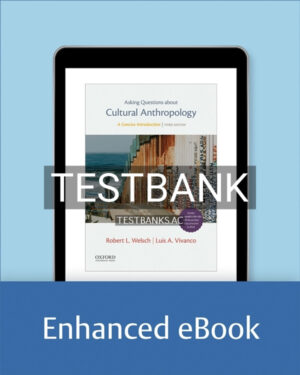 Test Bank for Asking Questions About Cultural Anthropology 3rd US Edition by Welsch