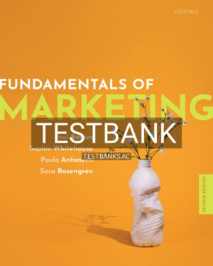 Test Bank for Fundamentals of Marketing 2nd US Edition by Baines