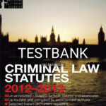 Test Bank for Criminal Law Statutes 2012-2013 4th US Edition by Herring