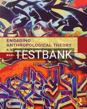Test Bank for Engaging Anthropological Theory 2013 US Edition by Moberg