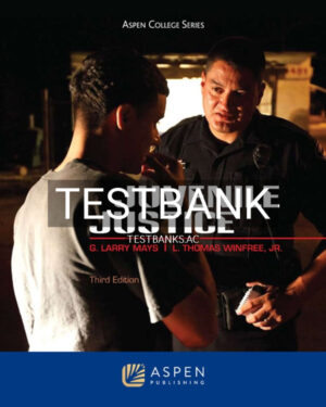 Test Bank for Juvenile Justice 3rd US Edition by Mays