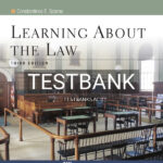 Test Bank for Learning About the Law 3rd US Edition by Scaros