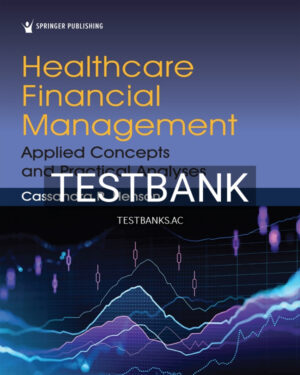 Test Bank for Healthcare Financial Management 1st US Edition by Henson