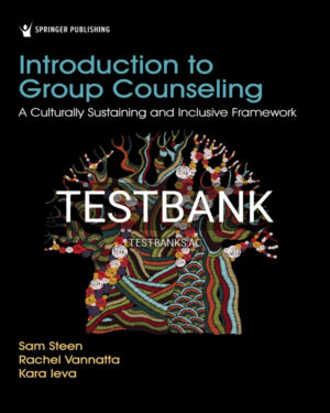 Test Bank for Introduction to Group Counseling 1st US Edition by Steen