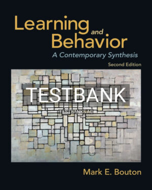 Test Bank for Learning and Behavior 2nd US Edition by Bouton