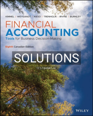 Solutions Manual for Financial Accounting Tools for Business Decision Making 8th CA Edition by Kimmel