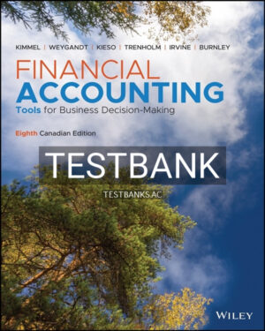Test Bank for Financial Accounting Tools for Business Decision Making 8th CA Edition by Kimmel
