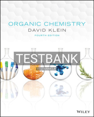 Test Bank for Organic Chemistry 4th US Edition by Klein