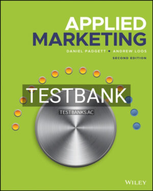 Test Bank for Applied Marketing 2nd US Edition by Padgett