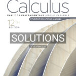 Solutions Manual for Calculus Early Transcendentals Single Variable 12th US Edition by Anton