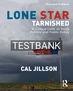 Test Bank for Lone Star Tarnished 2nd US Edition by Jillson