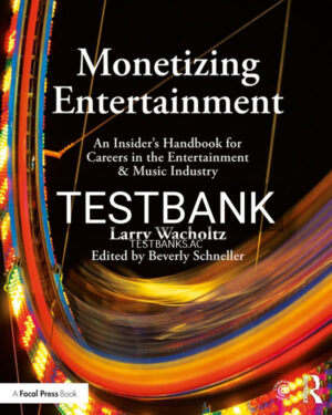 Test Bank for Monetizing Entertainment 1st US Edition by Wacholtz