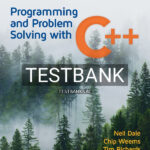 Test Bank for Programming and Problem Solving with C 7th US Edition by Dale