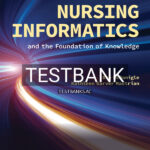 Test Bank for Nursing Informatics and the Foundation of Knowledge 6th US Edition by McGonigle